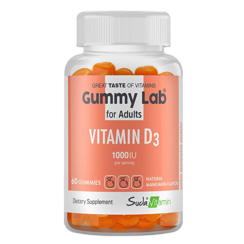 Suda Vitamin Gummy Lab Vitamin D3 60 Gummy