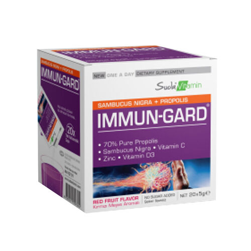 Suda Vitamin Immun Gard Takviye Edici Gıda 20 x 5 gr