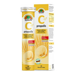 Sunlife C Propolis Takviye Edici Gıda 20 Efervesan Tablet - Thumbnail
