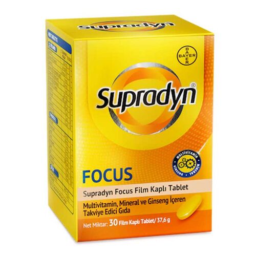 Supradyn Energy Focus 30 Film Kaplı Tablet