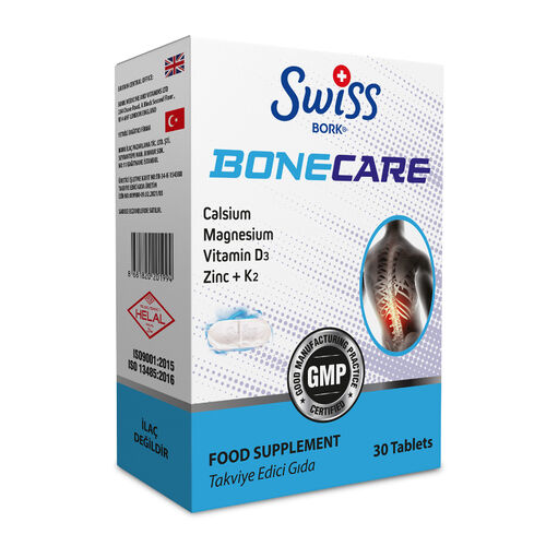 Swiss Bork Bonecare Takviye Edici Gıda 30 Tablet