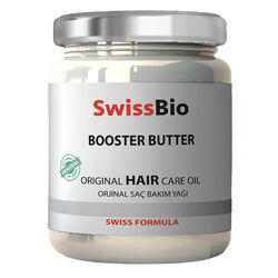 SwissBio Booster Butter Orijinal Saç Bakım Yağı 200 ml - Thumbnail