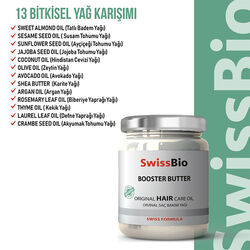 SwissBio Booster Butter Orijinal Saç Bakım Yağı 200 ml - Thumbnail