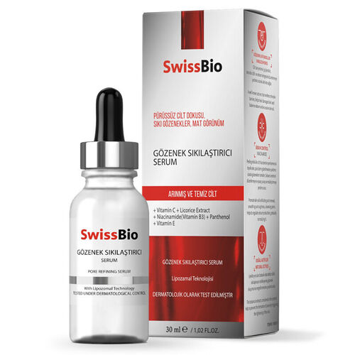 SwissBio Gözenek Sıkılaştırıcı Serum 30 ml