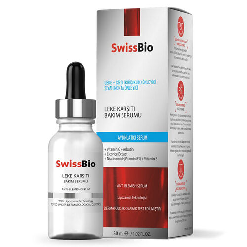 SwissBio Leke Karşıtı Bakım Serumu 30 ml