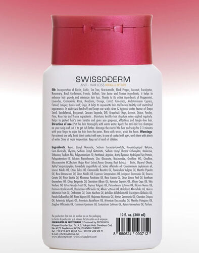 Swissoderm Saç Dökülmesine Karşı Şampuan 300 ml - Normal Kuru Saç Tipi