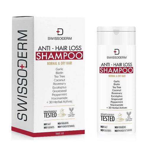 Swissoderm Saç Dökülmesine Karşı Şampuan 50 ml - Normal Kuru Saç Tipi