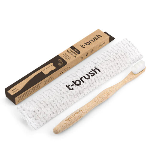 T-Brush Bambu Diş Yumuşak Fırçası Ultra Yumuşak Beyaz