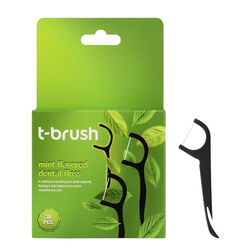 T-Brush Nane Tadı İçerikli Kürdanlı Diş İpi 30 adet - Thumbnail