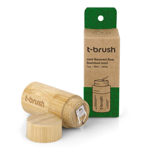 T-Brush Naneli Bambu Kutu Diş İpi