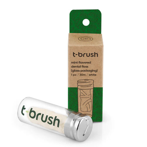 T-Brush Naneli Cam Şişe Diş İpi