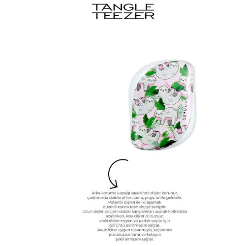 Tangle Teezer Compact Styler Sloth Print Saç Fırçası