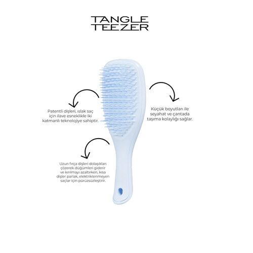 Tangle Teezer The Ultimate Wet Detangler Mini Digital Lavender Saç Fırçası