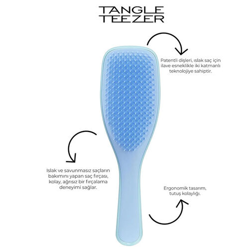 Tangle Teezer The Ultimate Wet Detangler Regular Denim Blue Saç Fırçası