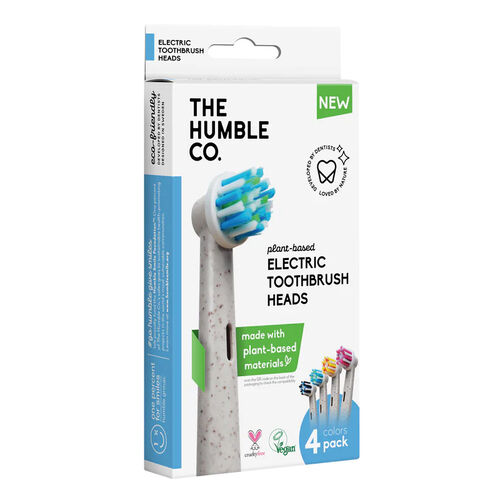 The Humble Co Bitki Bazlı Elektrikli Diş Fırçası Başlığı 4 Adet