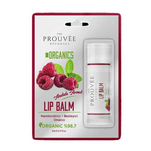 The Prouvee Reponses Organik Dudak Lip Balm - Ahududu 5 ml