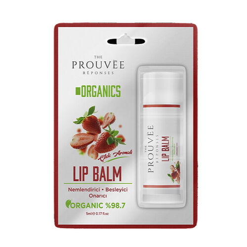 The Prouvee Reponses Organik Dudak Lip Balm - Çilek 5 ml