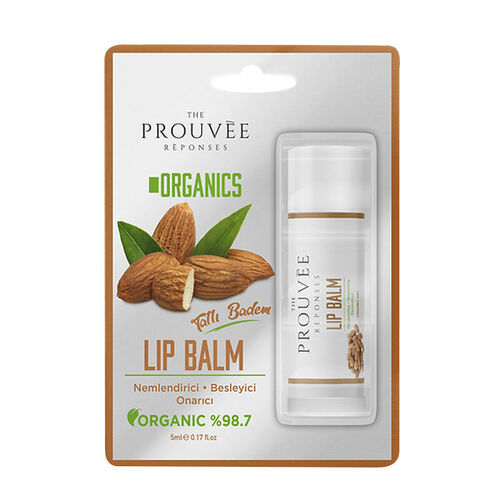 The Prouvee Reponses Organik Dudak Lip Balm - Tatlı Badem 5 ml