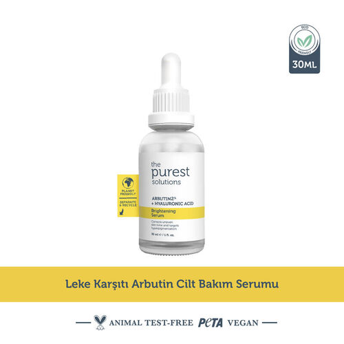 The Purest Solutions Arbutin 2% + Hyaluronic Acid Brightening Serum 30 ml