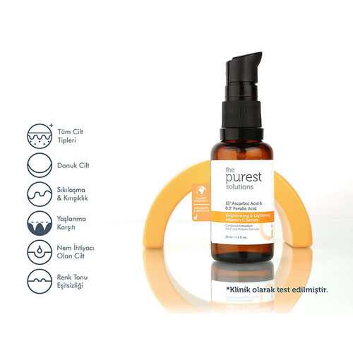 The Purest Solutions Brightening + Lightening Vitamin C Serum 30 ml