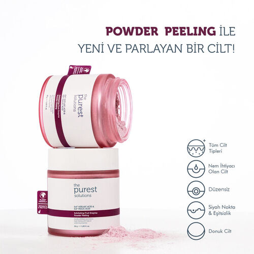 The Purest Solutions Exfoliating Fruit Enzyme Powder Peeling 55 gr