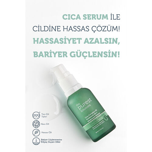 The Purest Solutions Soothing and Smoothing Cica Serum 30 ml