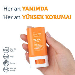 The Purest Solutions Yüksek Güneş Koruyucu SPF50+ Stick 17 gr - Thumbnail