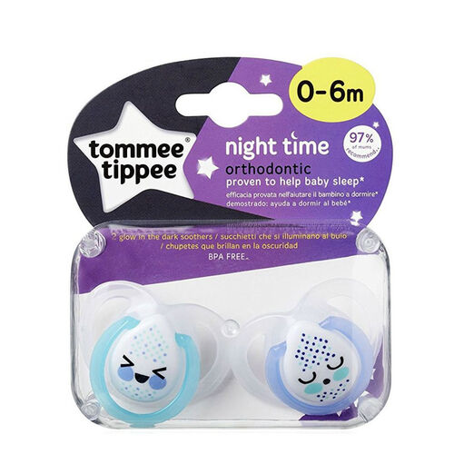 Tommee Tippee Night Time Emzik 2 Adet - 0-6 Ay