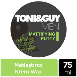 Toni Guy Doğal Ve Mat Görünüm Veren Şekillendirici Krem Wax 75 ml - Thumbnail