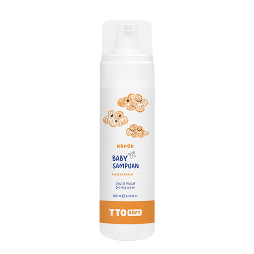 TTO Soft Bebek Köpük Şampuanı 200 ml