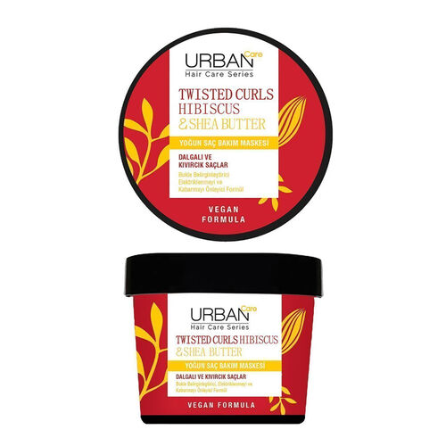 Urban Care Twisted Curls Hibiscus - Shea Butter Yoğun Saç Bakım Maskesi 230 ml