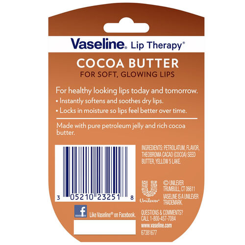 Vaseline Lip Therapy Cocoa Butter Dudak Kremi 7 g