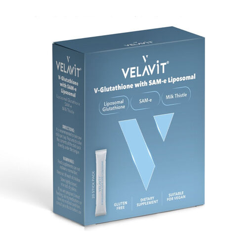 Velavit V-Glutathione with SAM-e Liposomal 30 Saşe