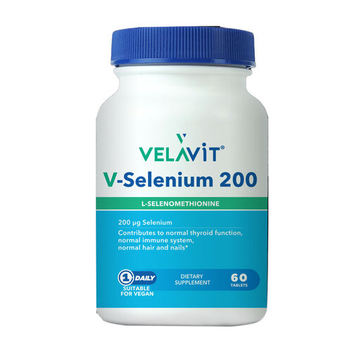 Velavit V-Selenium 200 Takviye Edici Gıda 60 Tablet