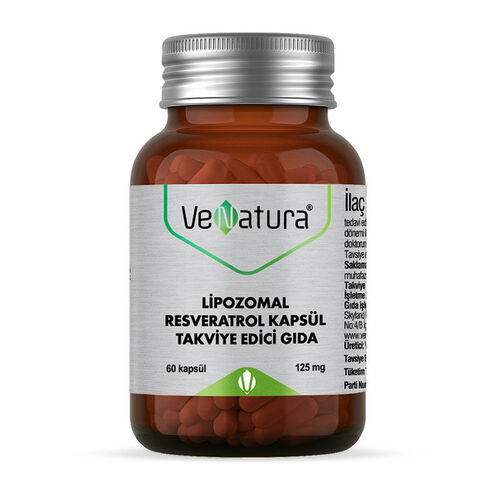 VeNatura Lipozomal Resveratrol Kapsül Takviye Edici Gıda 60 Kapsül