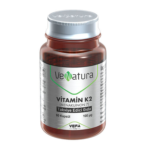 VeNatura Vitamin K2 (Menakuinon 7) Takviye Edici Gıda 60 Kapsül