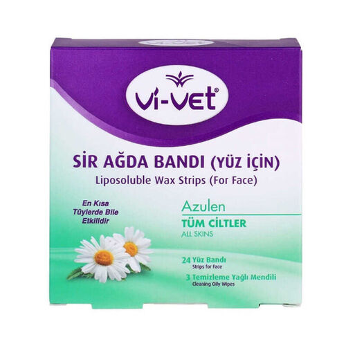 Vi-vet Yüz Ağda Bandı 24lü Set