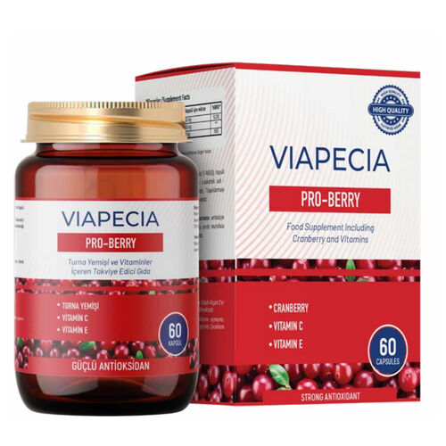Viapecia Pro-Berry Turna Yeşili ve Vitaminler İçeren Takviye Edici Gıda 6 Kapsül