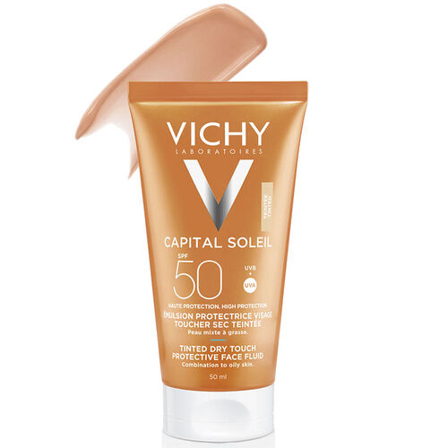 Vichy Capital Soleil SPF50+ Güneş Koruyucu BB Emülsiyon 50 ml - Renkli