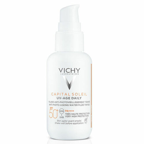 Vichy Capital Soleil UV Yaşlanma Karşıtı Güneş Kremi SPF 50 40 ml - Renkli