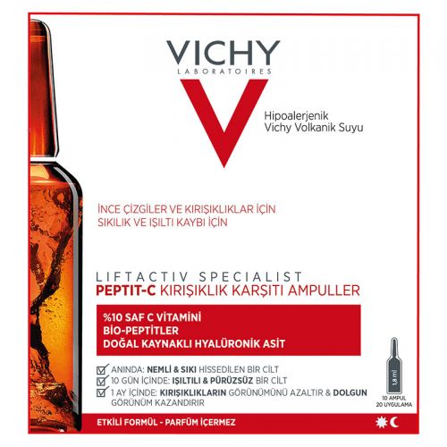 Vichy Liftactiv Peptit-C Kırışıklık Karşıtı Ampul 10 x 1.8 ml
