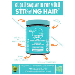 Vita Bear Strong Hair Gummy Vitamin 60 Adet - Thumbnail