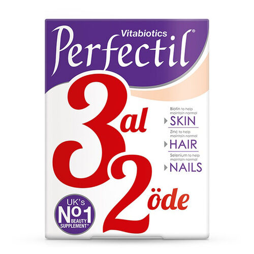 Vitabiotics Perfectil Skin Hair Nails 90 Tablet - 3 al 2 öde