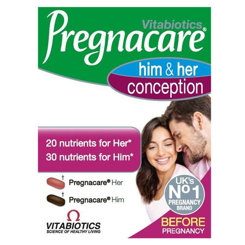 Vitabiotics Pregnacare Him and Her Conception Tablet 60