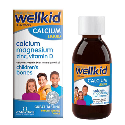 Vitabiotics Wellkid Calcium Liquid Takviye Edici Gıda 150 ml