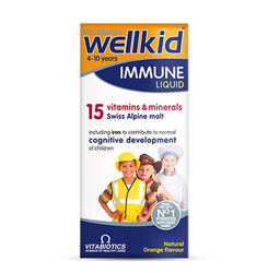 Vitabiotics Wellkid Immune Liquid Sıvı Takviye 150 ml | 4-10 Yaş - Thumbnail