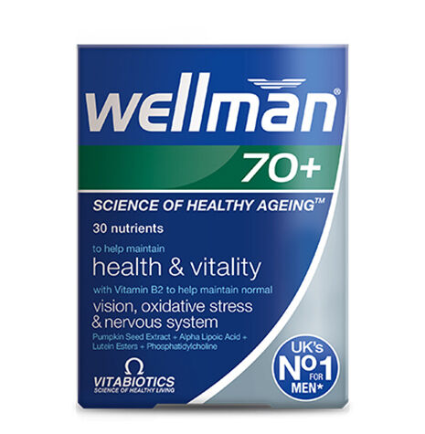 Vitabiotics Wellman 70+ Takviye Edici Gıda 30 Tablet