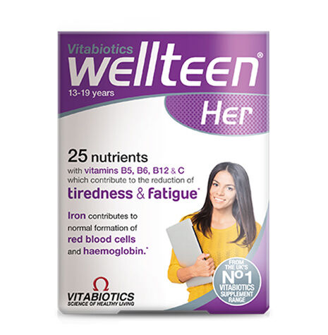 Vitabiotics Wellten Her Multivitamin ve Mineraller İçeren Takviye Edici Gıda 30 Tablet