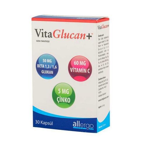 Vitaglucan+ Gıda Takviyesi 30 Kapsül