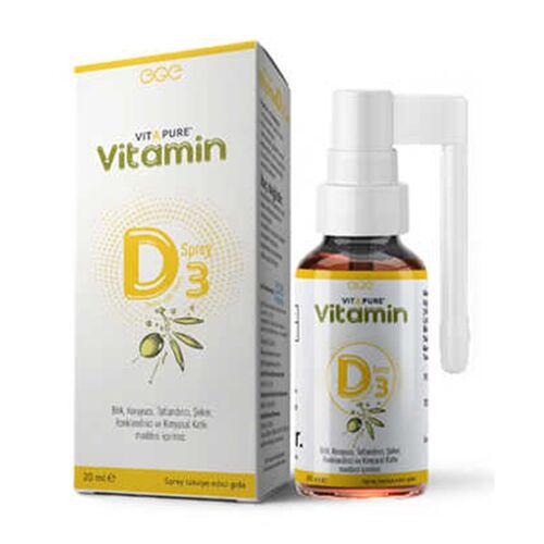Vitapure Vitamin D3 Sprey Takviye Edici Gıda 20 ml